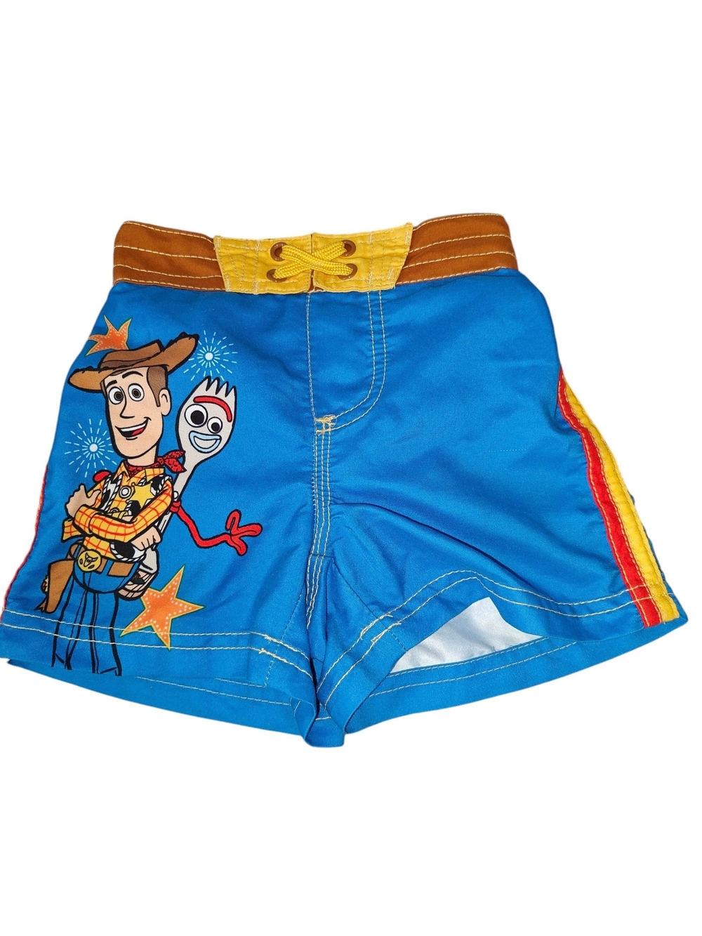 Disney Store Toy Story Woody Forky Swim Trunks Size 2T